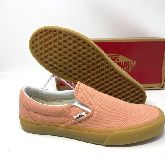 VANS Women's VN0A38F7Q9Z Classic Slip On M Muted Clay Canvas Gum Low Top Sneaker - Picture 8 of 10